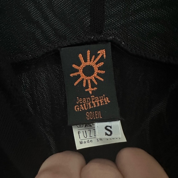 RARE Jean Paul Gaultier Soleil Vintage Mesh Dress/Beach Cover-Up. Size S. - Picture 3 of 7